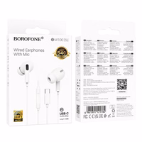 Borofone Kõrvaklapid BM100 Pro Fuente koos mikrofon Tüüp C (DAC) valge