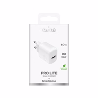 Puro PROLITE 10W USB-A Wall Laadija - valge