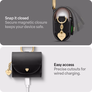 Spigen Cyrill Mini Bag jaoks AirPods 4 - must