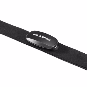 Rockbros HRM812 Bluetooth ANT+ pulsisensori vöö, IP67 – värv: must
