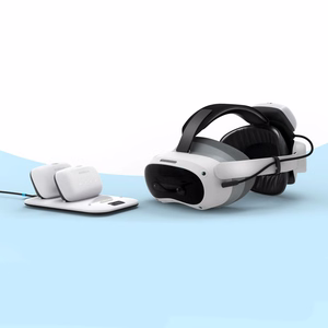 BoboVR P4U Head Strap with Battery for PICO 4 Ultra and Ultra Enterprise - White and Black