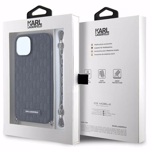 Karl Lagerfeld KLHCP14SSACKLHPK iPhone 14 6.1" must/must hardcase Saffiano Monogram Chain