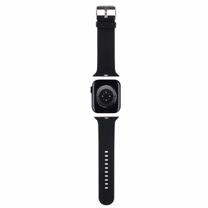 Karl Lagerfeld 3D Rubber Choupette Head rihm must Apple Watch 42/44/45/49mm jaoks