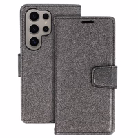 Glitter Magsafe Kaaned Ümbris jaoks Samsung Galaxy S23 Plus must