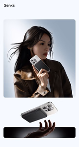 Benks Power Bank 10000mAh MP17 Aramid Fiber 600D - Type C - magnetic with induction charging