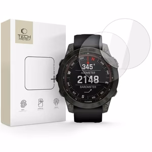 Tech-Protect Glass Fit+ 2-pack karastatud klaas jaoks Garmin Fenix 7 / 7 Pro - läbipaistev