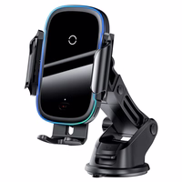 Baseus Light Electric Car Holder with Qi inductive charger (Must)