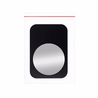 Badge jaoks magnet car hoidja must and hõbedane