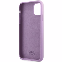Karl Lagerfeld KLHCN61SKSVGU iPhone 11 / Xr 6.1" lilla/lilla hardcase Silicone Signature