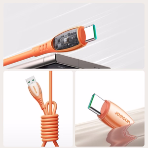 Joyroom S-A59 Vibrant Series 3A USB-A - USB-C Kaabel 1.2m - oranž
