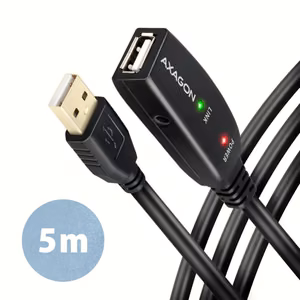 Axagon USB2.0 A-M/A-F aktiivkaabel 5m ADR-205