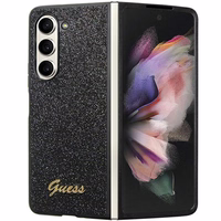 Guess Glitter Script ümbris jaoks Samsung Galaxy Z Fold 5 - must