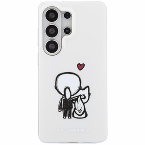 Karl Lagerfeld ümbris IML Karl ja Choupette MagSafe Samsung Galaxy S26 Ultra jaoks läbipaistev
