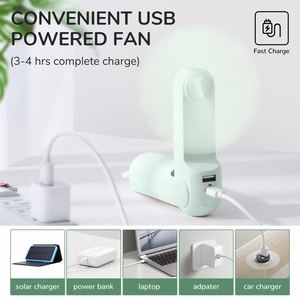 JisuLife Handheld Fan 8 Plus käsiventilaator, roheline
