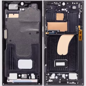 Keskkonstruktsioon Samsung S918 S23 Ultra Fantom must (punane) (Grafiit)