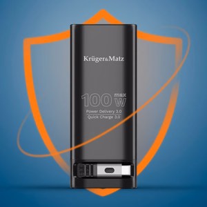 Kruger&Matz liitiumioonakupank QC ja PD-ga, 20000 mAh, 100 W