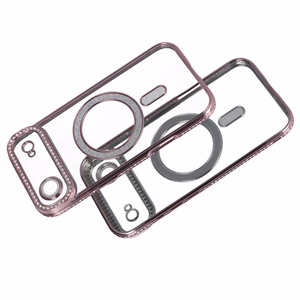 Bling Magsafe Ümbris jaoks Iphone 17 Air roosa