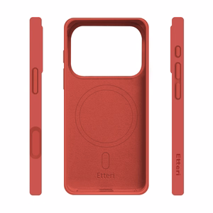 Etteri Silikoon Mag ümbris for iPhone 17 Pro Max raspberry