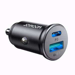Joyroom JR-CCN05 autolaadija USB-C / USB-A 30W, must