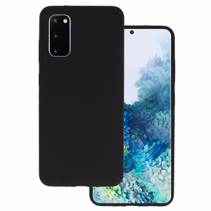 Силиконовый Lite чехол для Samsung Galaxy S20 чёрный