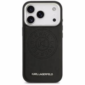 KARL LAGERFELD ümbris jaoks IPHONE 17 Pro compatible with MagSafe KLHMP17LPSKRPMK (PU W/ Point & Metal Logo) must