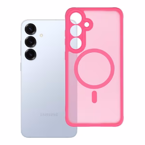 FULL MATTE MAG COVER Ümbris compatible with MagSafe jaoks SAMSUNG S25 Plus roosa