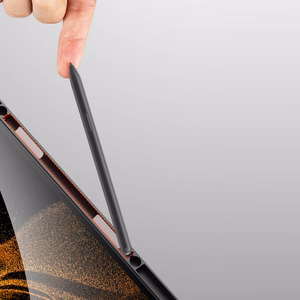 DUX DUCIS ümbris DOMO foldable with pencil storage jaoks SAMSUNG Tab S10 Ultra/S9 Ultra/S8 Ultra must must