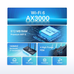 TP-Link Archer AX55 AX3000 kahesageduslik Wi-Fi 6 ruuter