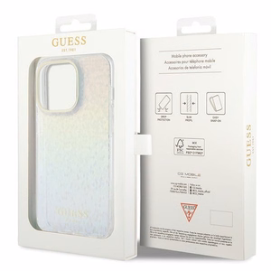 GUESS ümbris jaoks IPHONE 14 Pro GUHCP14LHDECMI (IML Faceted Mirror / disco iridescent) multicolor