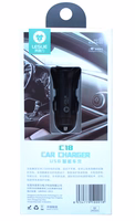 Car laadija Leslie C18 with 2 USB 2.4A (1A+2A) must