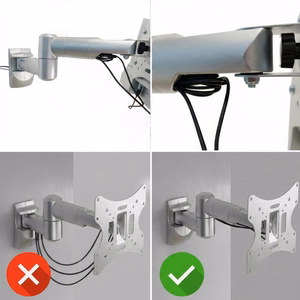 TV Wall Mount Bracket LCD LED Plasma 23-42'' up to 30kg max vesa 200x200 hõbedane