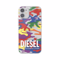 DIESEL Läbipaistev ümbris PRIDE CAMO AOP IPHONE 12 MINI värviline