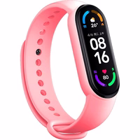 Wristband jaoks Xiaomi Mi Band 5/6/7 roosa