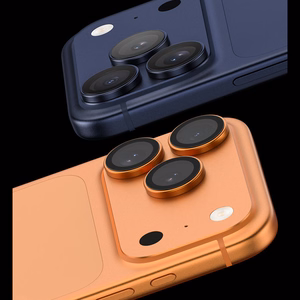 Benks Tempered glass Glass Warrior Lens Protector on camera jaoks Iphone 17 Pro/17 Pro Max (lens 3 pieces) sinine