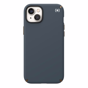 Speck Presidio2 Pro ümbris seadmele iPhone 15 Plus / 14 Plus, Microban mikroobivastase kaitsega, Charcoal / Cool Bronze / Slate värvikombinatsioon