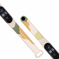 Rihm Moro rihm Xiaomi Mi Band 3 / 4 silikoonist rihmaga kella käevõru muster 10