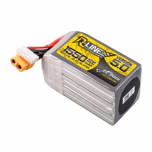 Аккумулятор Lipo Tattu R-Line версии 5.0, 1550 мА·ч, 22,2 В, 150C, 6S с разъемом XT60