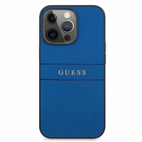 Guess Saffiano Strap Ümbris jaoks iPhone 13 Pro Max 6.7" - sinine