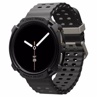 Spigen Rugged Armor Ümbris jaoks Samsung Galaxy Watch 8 44mm - Matt Must