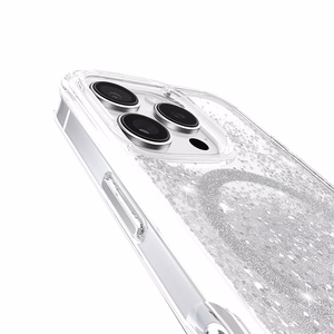 Case-Mate Waterfall MagSafe ümbris seadmele iPhone 16 Pro, hõbedane