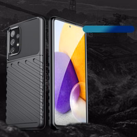 Thunder Case paindlik soomustatud kate Samsung Galaxy A73 musta värvi