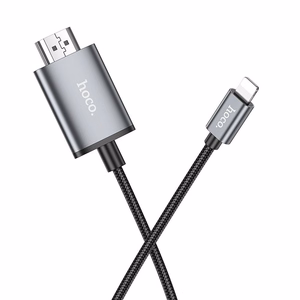 Kaabel Hoco UA27 Lightning to HDMI 2.0m hall
