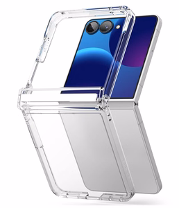 Ringke Fusion Flap ümbris mudelile Samsung Galaxy Z Flip 8 – läbipaistev