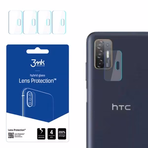 3MK FLEXIBLE GLASS LENS hübriidklaas PROTECT HTC DESIRE 21 PRO 5G 4 tk. kaamerale