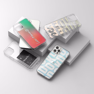 Ringke Fusion Design PC ümbris TPU kaitsekattega iPhone 12 Pro Max'ile roosa-roheline (GNAP0028)