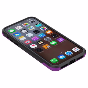 Zizo Star Diamond Hybrid ümbris seadmele iPhone X, lilla ja must