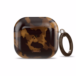 Tech-Protect Lamano ümbris jaoks AirPods 4 - brown and must