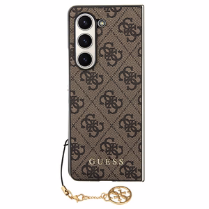 Guess чехол для Samsung Z Fold 5 GUHCZFD5GF4GBR (4G Charm) коричневый