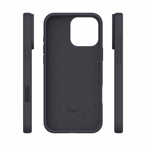 Etteri Silikoonist ümbris iPhone 16 Pro Max 6,9" must