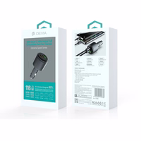 Devia car laadija Extreme Metal PD QC 116W 1x USB 2x USB-C must